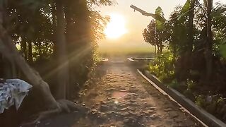 Menjemput mentari dipagi hari