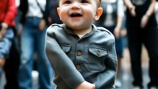 Super cute baby dance