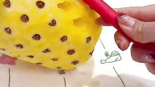 tips for peeling pineapple eyes