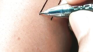 DIY _ easy tattoo ..