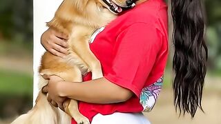 Dog with Girl