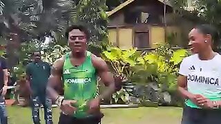 I CHALLENGED A GOLD MEDALIST IN BOUNDING! ???????? | IShowSpeed