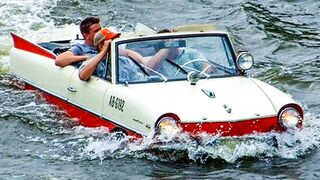 The Car That's Also A Boat! ???????? Meet the Amphicar 770!