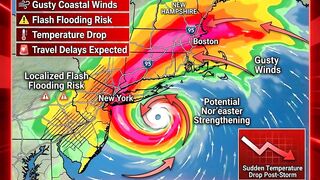????️ Northeast U.S. Bracing for Sudden Coastal Storm