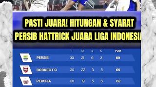 PERSIB JUARA! HITUNGAN & SYARAT PERSIB JUARA BRI SUPER LEAGUE 2026