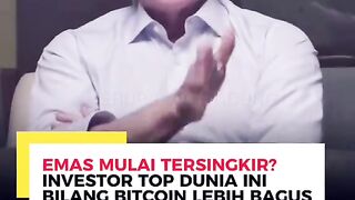Fix beda kelas! Investor legendaris ini malah pilih Bitcoin dibanding emas.
