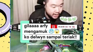 Gilaa arfy mengamuk????match papan atas seru banget ae vs geek game tiga