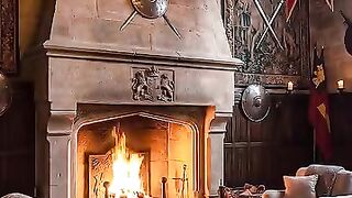 Cozy Cabin Fire