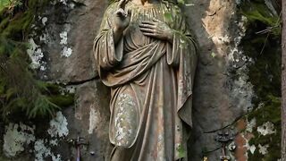 Calm Jesus with Peaceful Nature