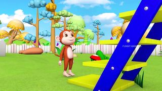 Elephant_&_Monkey_Play_with_Forest_Animals_to_Ride_on_Slider_in_Jungle_|_Animals_Comedy_Video_by_ Torwarsak_Vines