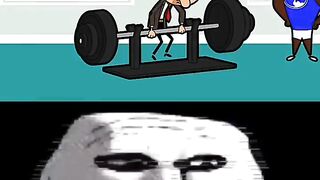 Troll vedio????Mister bean GYM animation edit
