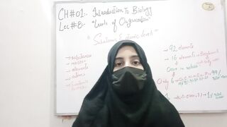 Subatomic and atomic particles "Levels of organization"class nine ch no 1 introduction to biology lec no 8