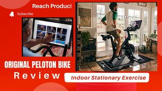 Original Peloton Bike | Indoor Stationary Exercise Bike with Immersive 22" HD Touchscreen || Review