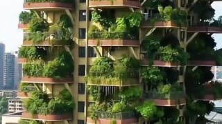 Incredible Vertical Forest Skyscraper in the City ????????