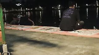 Malam Minggu di danau Sunter