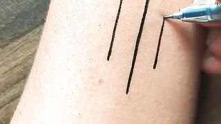 Very easy trident ???? tattoo idea......#art #tattoo #temp