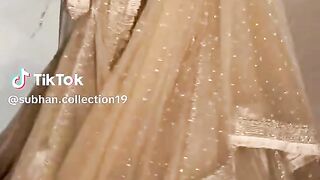 Golden Bridal dress