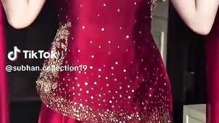 Latest Red Dress