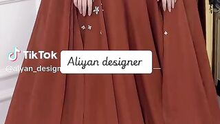 Brown Stylish Dress Design