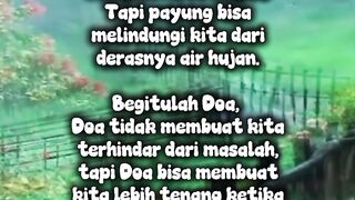 doa itu seperti payung