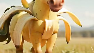 banana horse 01