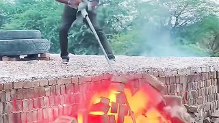 How Made charcoal briquettes