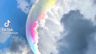 The rainbow cloud