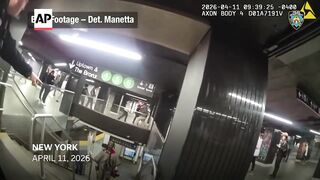 New York City police release footage of machete-wielding man shot at Grand Central