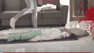 Inilah momen ketika bayangan lesti kejora tidak selaras dengan wajah dan ekspresinya