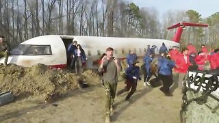 100 People Participate in a Simulation of Getting Lost in the Wilderness MrBeast