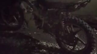 This is what our garden motorbike looks like after heavy rain, guys ????????????????