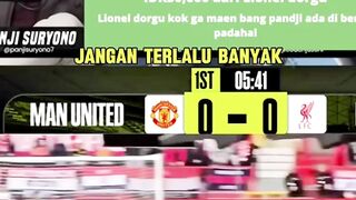 Reaksi Koci bang Panji Man United vs Liverpool   #coachjustin #koci #kingmu #mu #gloryglorymu
