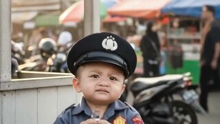 funny Indonesian police