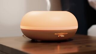 Warmly Lit Essential Oil Diffuser with Steam