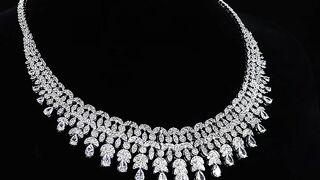 4-piece Bride Wedding Jewelry Set with Cubic Zirconia Dubai Luxury Jewelry Set