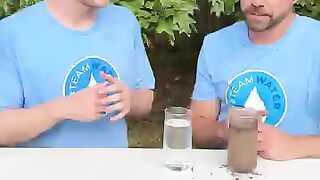 $1 = One Full Year of Clean Water MrBeast