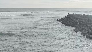 Late Afternoon Atmosphere at the South Coast Beach
