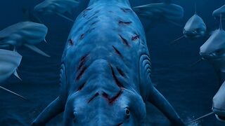 “In chaos… one shark chose to STOP the hunt ????” 2