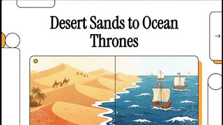 Desert, Sands, to Ocean Thrones.