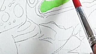Drawing a frog