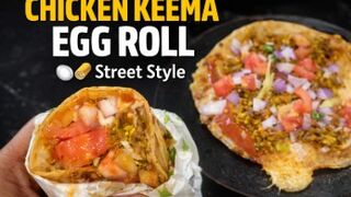 Chicken Keema Egg Roll | Street Style Crispy Egg Roll | Easy & Tasty Recipe
