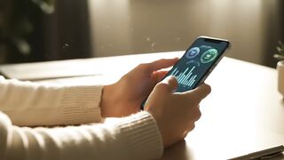 Person Tracking Data Analytics and Health Metrics on Smartphone at Desk