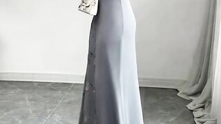 Ladies Modelyn Off Shoulder Sheer Mesh Ruched Long Sleeve Dress, Fitted Slim Elegant Evening Party Nightclub Outfit