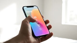 Person Using Financial Savings App on Smartphone