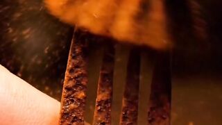 Repairing Rusty Small Fork Tips