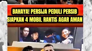 SAYANG PERSIB! PERSIJA SIAPKAN 4 MOBIL RANTIS KAWAL PEMAIN PERSIB DI PEKAN 32
