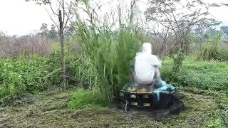 No Push Needed! Remote Lawn Mower