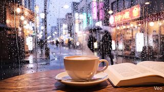 “Rainy Day Café Ambience | Cozy Indoor ASMR for Relaxation”