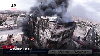 Fire at a shopping center in Iran kills 8 people and injures 40