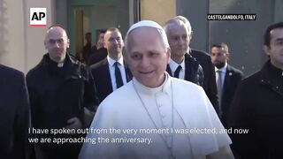 Pope Leo calls out Trump’s misrepresentation of his views on Iran